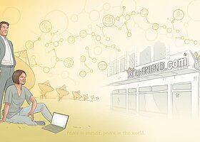 Mann Frau Laptop iurFRIEND® AG